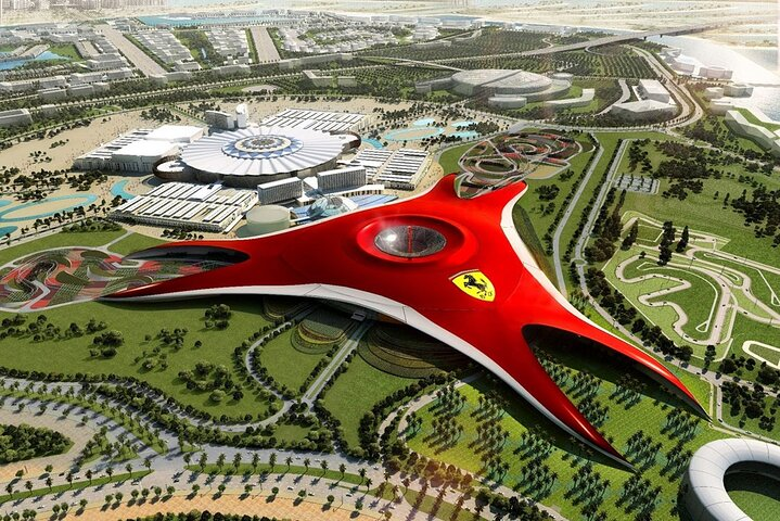 A stunning architectural marvel Ferrari World offers exhilarating rides and attractions amid beautiful landscapes making it a perfect day out in Abu Dhabi. Enjoy seamless transfers for maximum fun.
